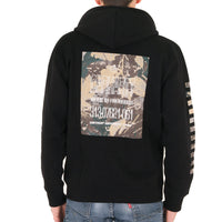 Carhartt WIP Hooded Camo Mil Sweat Black