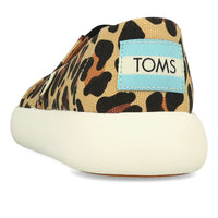 Toms Womens Alpargata Mallow Damen Beige XL Classic Leopard Print