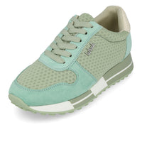 La Strada 2101457 Sneaker Damen Light Green Micro Mesh Snake