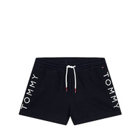 Tommy Hilfiger Embroided Logo Short Damen Joggingshorts Desert Sky