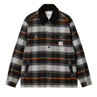 Carhartt WIP Baris Shirt Jac Baris Check Grey Heather