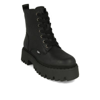 Buffalo Aspen Lace Up Warm Vegan Black